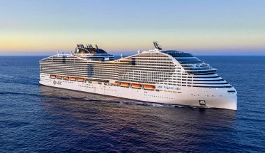 Loď MSC World Asia vypluje v prosinci 2026