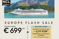 Plavby NCL - květnová akce Flash Sale!